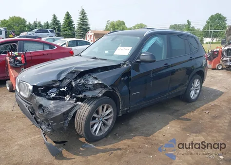 2016 BMW X3 xDrive28I from USA, damaged, VIN 5UXWX9C52G0D69617